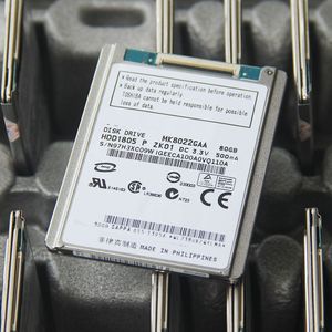 1.8 ""5mm ZIF CE MK8022GAA 80GB HDD Voor Ipod classic 6Th 7Gen 80G Harde schijf vervangen HS081HA HS12YHA MK1231GAL MK1634GAL