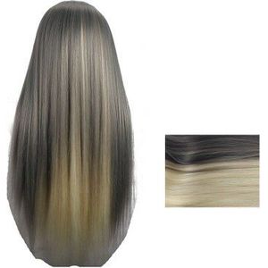 CAMMITEVER Grijs & Wit Haar Hoofd Kappers Headfor Vrouwen Vrouwelijke Mannequins Hairstyling Pop Oefenpop Training Hoofden