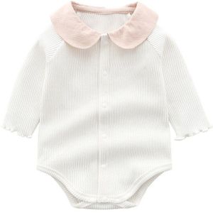 Baby Kleding Pasgeboren Baby Meisje Kleding Lange Mouwen Leuke Baby Jumpsuit Katoen Romper Kruipen Kleding Baby Meisje Jumpsuit