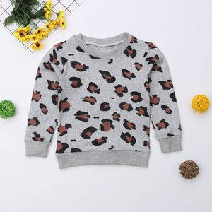 Mode Luipaard Moeder En Dochter Zoon Familie Bijpassende Kleding Vrouwen Kids Baby Meisje Trui Shirt Tops Kleding Outfits