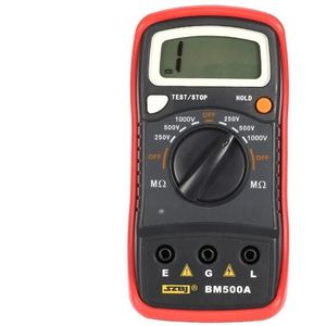 BM500A 1000V BM500A 1999M Digitale Isolatieweerstandstester Meter Megohmmeter Megger
