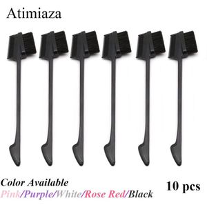 10 Pcs Rand Borstel Kam Vendor 3 In 1 Haar Rand Borstel Dubbelzijdig Haar Kam Pack Smooth Brush kam Grooming