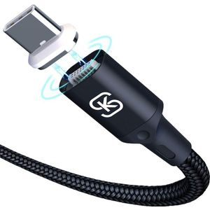 SIKAI Magnetische PD Kabel USB Type-C Kabel voor Macbook Pro Huawei Xiaomi 5A 20V 100W 1.8M Fast Charger USB3.1 Kabel
