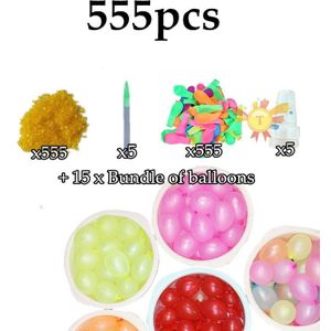1444Pcs Water Ballonnen Refill Pakket Grappige Zomer Outdoor Speelgoed Water Ballon Bommen Zomer Novelty Gag Speelgoed Voor Kinderen