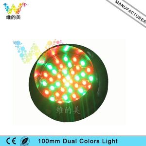 Mini 100mm DC 12 V LED Flasher Dual Kleuren Verkeer Signaal Module Decoratie Licht