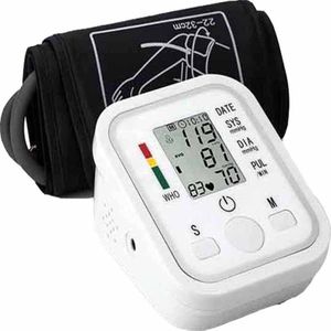 Gezondheidszorg Automatische Digitale Bovenarm Bp Bloeddrukmeter Monitor Heart Beat Rate Pulse Tonometer Bloeddrukmeter Machine