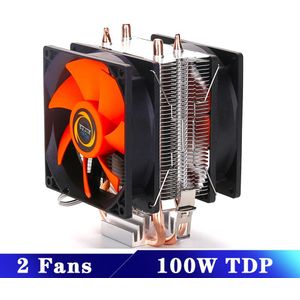 Efficiënte Koeling Cpu Cooler Fan 3pin Voor Intel Lga 1150 1151 1155 1156 775 1200 Amd AM3 AM4 Rustig Ventilador stille Radiator