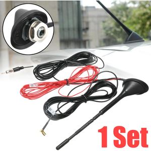 Universele 1Pc Dak Mount Actieve Versterkte Dab + Fm Radio Auto Antenne Antenne Mast Accessoires Onderdelen