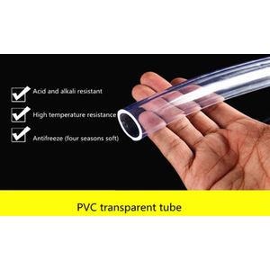 Corrosiebestendig Plastic Slang Pvc Transparante Buis Huishouden Sanitair Diesel Horizontale Buis 2/4/5/6/25 Mm tubing