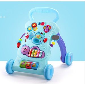 Helpen Loopstoeltje Loopstoeltje Anti-O Been Kinderwagen 0-1 Jaar Oude Anti Rollover Kind Wandelaar jongen En Meisje Speelgoed