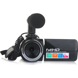 24.0MP Recorder 18X Digitale Zoom Full Hd Met Microfoon Outdoor Fotografie Video Camera Draagbare Professionele 3.0 Inch Lcd