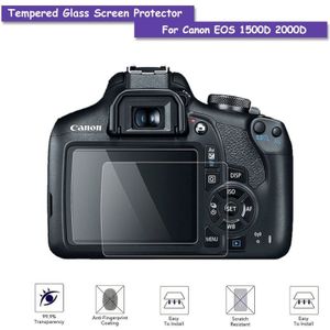 9 H Gehard Glas LCD Screen Protector Real Glas Shield Film Voor Canon EOS 1500D 2000D Camera Accessoires