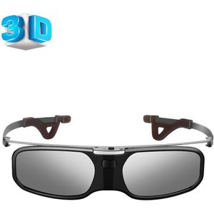 3D Bril Bluetooth Oplaadbare Active Shutter Brillen Clip Compatibel Met Epson Sony Lcd Projector