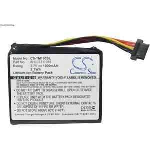 Cameron Sino 1000 Mah Batterij AHL03711018, VF1C Voor Tomtom Go 1000, 1000 Live, 1005, 2405M, 2405T, Go Live 2050, 2050 Wereld