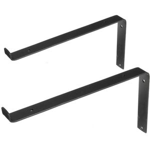 L Vorm Industriële Zware Plank Beugel Board Gebruikt Voor Muur Plank Rekken Thuis Opslag Hoek Kast Beugel Boekenplank Plantshelf