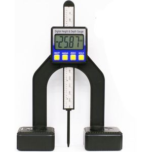 Digitale Dieptemeter Digitale Profieldiepte Gauge Lcd Magnetische Zelf Staande Diafragma 80 Mm Hand Routers