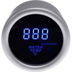 52 Mm Motorfiets Thermometer Digitale Auto Water Temperatuurmeter 40 ~ 150 Celsius Met Water Temp Joint Pipe Adapter 1 /8NPT Sensor