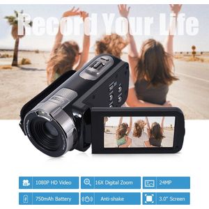 Digitale Video Camera HDV-302P 24MP 1080P Full HD Digitale Camera 16X Digitale Zoom 3.0 Inch Anti-shake 3.0MP CMOS DV Camcorder