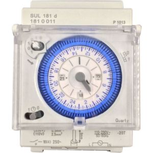 Analoge Mechanische Tijdschakelaar 110 V-220 V 24 uur Dagelijks Programmeerbare 15min Instelling Tijd Schakelaar Relais SUL181D