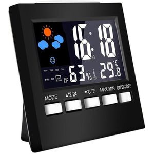 LCD Digitale Hygrometer Thermometer Temperatuur-vochtigheidsmeter Room Indoor Klok