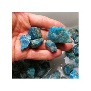 100g Onregelmatige Natuurlijke Blauw Groen Apatietkristal Stenen Grind Ruwe Minerale Specimen DIY Ambachten