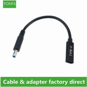 Type C Usb 3.1 USB-C Vrouwelijke Naar Dc 20V 4.5X3.0mm Voor Hp Power Plug Pd Emulator Trigger Charger Cable voor Laptop