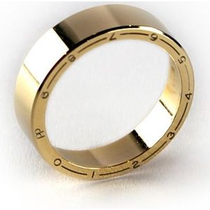 Gold Plating Knop Cover Voor Fiio M15 Hi-Res Muziekspeler Knob-M15 Cover Rvs Beschermende Ring Voor Fiio m15 Onderdelen