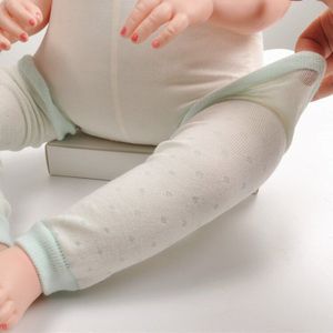 Baby zachte Katoen beenwarmer Zuigeling Meisje jongen Ademende kniebeschermers stipdruk Kinderen Volwassen arm warmer 5 kleuren