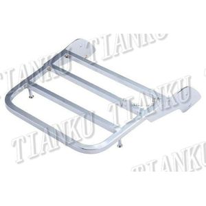 Chrome Motorcycle Rear Bagagerek Voor Yamaha Vstar 400 650 1100 Alle Jaar