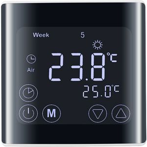 230V Touch Screen Temperatuurregelaar Thermoregulator Lcd Display Elektrische Verwarming Kamerthermostaat