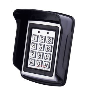 Waterdichte Metalen Rfid Toegangscontrole Toetsenbord Met 1000 Gebruikers 125Khz Kaartlezer Toetsenbord Sleutelaanhangers Deur Toegangscontrole Systeem