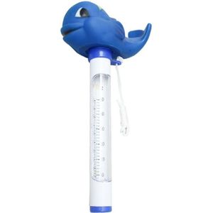 Cartoon Dier Vorm Bad Visvijver Zwembad Buis Thermometer Drijvende Shark Thermometer K-1020B