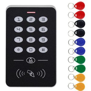 Deur Toegangscontrole Systeem Kit Rfid Toegangscontrole Toetsenbord + Voeding + Elektrische Magnetisch Slot Bolt Strike Sloten + 10 Stuks Sleutels