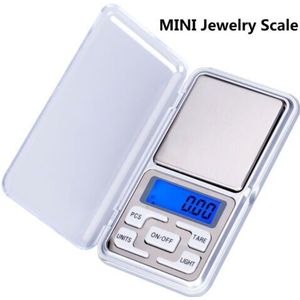 Mini Digitale Sieraden Schaal 200G 0.01G 500G 0.1G Pocket Weegschaal Elektronische Weegschaal