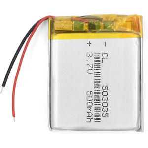 1/2/4 Stuks 503035 3.7V 500Mah Lithium Polymeer Batterij 3 7V Volt Li Po ion Lipo Oplaadbare Batterijen Voor Dvd Gps Navigatie