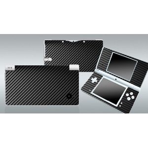Zwarte Carbon Vinyl Skin Sticker Protector voor Nintendo DSI NDSI skins Stickers