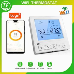 20A Wekelijkse Programmering Tuya Wifi Slimme Thermostaat 220VAC Temperatuur Controller Voor Elektrische Vloerverwarming