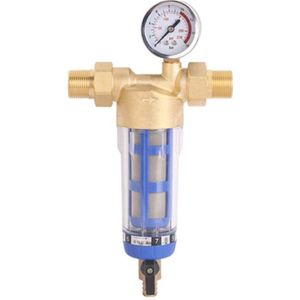 1 Inch Koperen Backwash Water Pre Filter Huishoudelijke Huis Water Filter Buizen Centrale Waterzuiveraar Ontkalken