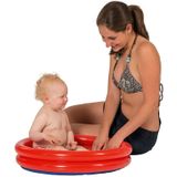 Rood/Blauw Rond Opblaasbaar Baby Zwembad 60 cm - Buitenspeelgoed Waterspeelgoed