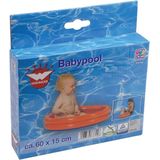 Rood/Blauw Rond Opblaasbaar Baby Zwembad 60 cm - Buitenspeelgoed Waterspeelgoed