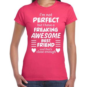 Bellatio Decorations - T-Shirt - Fuchsia Roze - 100% Katoen