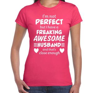 Freaking Awesome - T-Shirt - Roze - Katoen - Moederdag / Verjaardag Cadeau