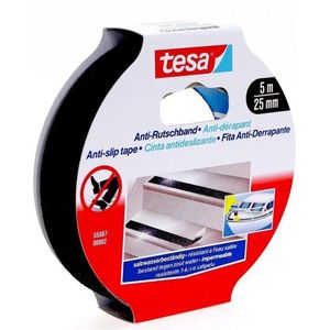 2x Tesa anti-slip rand zwart op rol 5 meter - Tape (klussen)