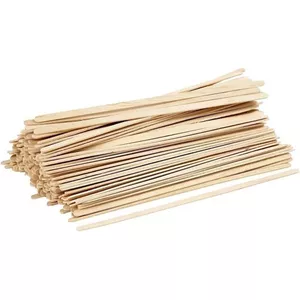 250 Stuks Vierkante Houten Stokjes – 40 Cm X 4x4 Mm – Natuurlijk Bamboe – Voor Knutselen, Bouwen En Suikerspin