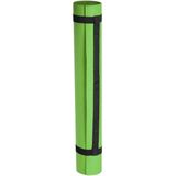 Yogamat/sportmat - Lime groen - 180 x 60 cm - Thuis sporten - Groene pilates/yoga mat - Sport/fitness benodigheden