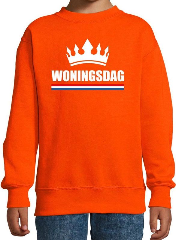 Bellatio Decorations - Kingsday Sweater - Oranje - Katoen