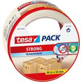 5x Tesa verpakkingstape transparant 66 mtr x 50 mm - Klusmateriaal - Verpakkingsmateriaal - Inpakmateriaal - Verpakkingsbenodigdheden - Verpakkingstape/inpaktape - Dozen afsluittape