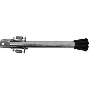 5x Stuks Deurvastzetter / Deurvastzetters Verzinkt met Veer 15 cm - Deurstoppers / Deurbuffers