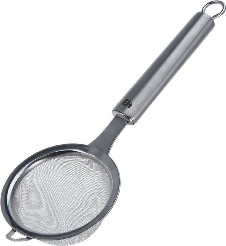 Excellent Houseware - Mini Zeefje - Zilver - Dia 9 cm - Keukenbenodigdheden