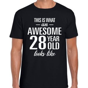 Awesome year - geweldig jaar cadeau t-shirt zwart heren - Verjaardag cadeau
